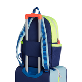 State Bags Kane Backpack ~ Navy/Neon