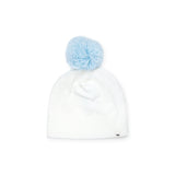 Oh Baby! Pom Hat ~ Sky Blue/Cream