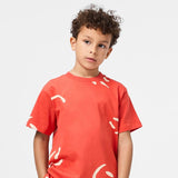 Molo Riley s/s T-shirt ~ Big Smiles Red
