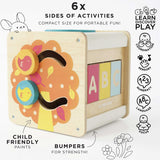 Le Toy Van Wooden Activity Cube