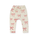 Oh Baby! Pink Bows Ruffle Boxy Sweatshirt & Brooklyn Joggers Set ~ Natural