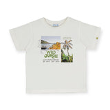 Mayoral Boys s/s Graphic Tee & Shorts Set ~ White/Iguana