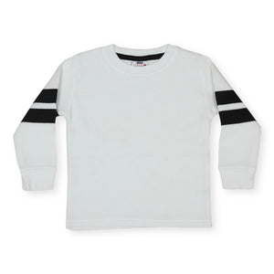 Mish Thermal l/s Top w/ Stripes ~ White/Black