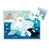 Mudpuppy Arctic Friends 12 Piece Pouch Puzzle