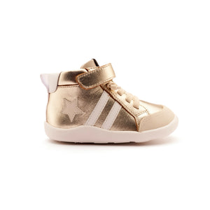Old Soles Boss Ground High Top Sneaker ~ Gold