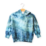 The Wildest Company Ice-Dyed Fleece Hoodie ~ Blue Lagoon