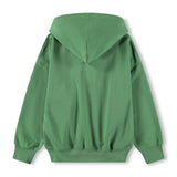 Molo Marley Zip Hoodie & Amil Sweatshorts Set ~ Groovy Green