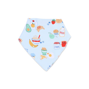 Angel Dear Bandana Bib ~ Breakfast Club Blue
