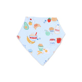 Angel Dear Bandana Bib ~ Breakfast Club Blue