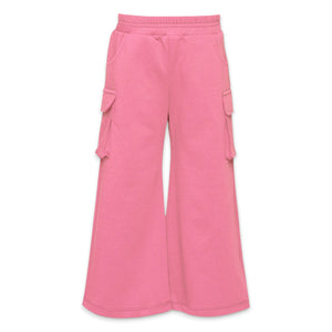 Baby Sara Wide Leg Cargo Pants ~ Pink