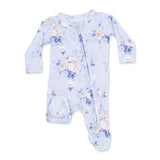 Angel Dear 2 Way Zipper Ruffle Back Footie ~ Ashley Rose Floral