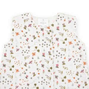 Little Unicorn Cotton Muslin Sleep Bag ~ Garden Bees
