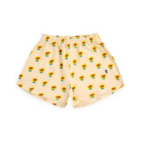 Bobo Choses Sunflower Cropped Sweatshirt & Shorts Set ~ Off White