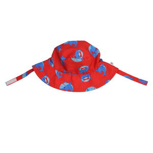 Zoocchini Baby/Toddler Printed Bucket Hat ~ Sherman the Shark