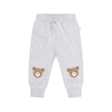 Huxbaby Furry Huxbear Sweatshirt & Sweatpants Set ~ Grey Marle