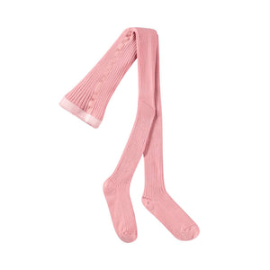 Molo Ribbed Tights ~ Vintage Rose