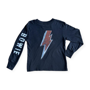 Rowdy Sprout Baby Bowie Bolt l/s Tee ~ Jet Black
