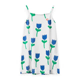 Wynken Printed Sundress ~ Tulips/Ecru