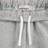 Bobo Choses Smiling Zip Hoodie & Joggers Set ~ Heather Grey/Green