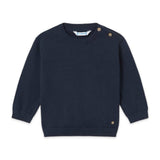 Mayoral Baby Boy Basic Knit Crewneck Sweater ~ Blue