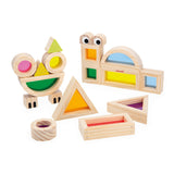 Janod Translucent Sensory Stacking Blocks