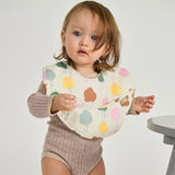 7am Waterproof Bib ~ Trees Beige