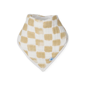 Little Unicorn Cotton & Muslin Bandana Bib 4 Pack ~ Adobe Checker