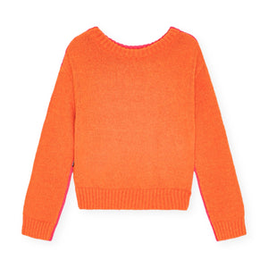 Molo Giada Knit Sweater ~ Shocking Fiery