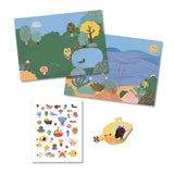Djeco Repositionable Stickers ~ Summertime