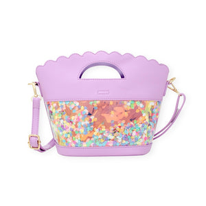 Tiny Treats Mermaid Shell Confetti Tote Bag