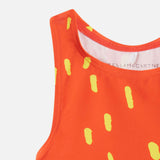 Stella McCartney Baby Strawberry Spots Swimsuit w/ Frills ~ Red