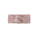 Quincy Mae Waffle Weave Knotted Headband ~ Mauve