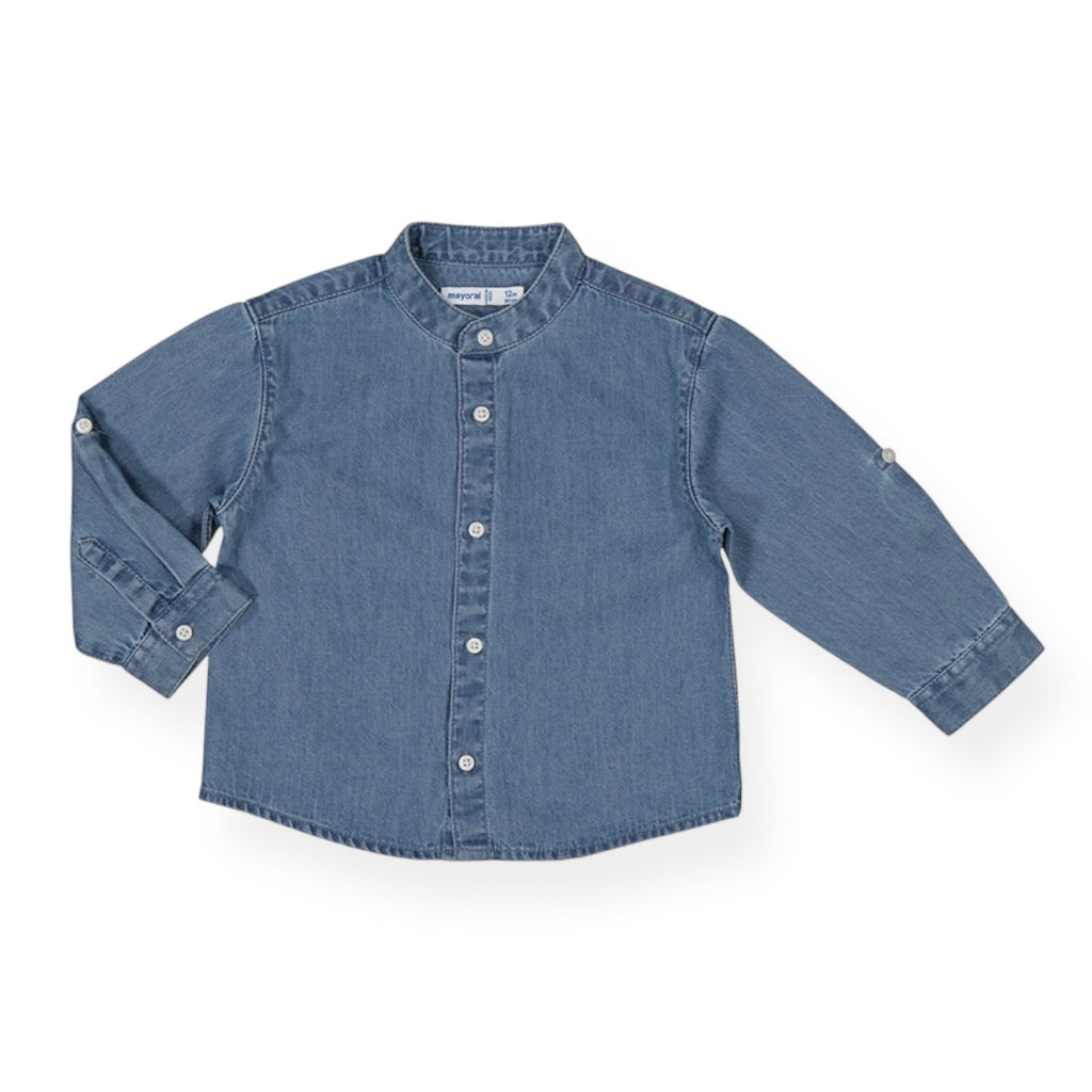 Mayoral Baby Boy l/s Soft Denim Shirt Medium Wash