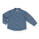 Mayoral Baby Boy l/s Soft Denim Shirt ~ Medium Wash