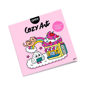 Omy Cozy Art Coloring Book ~ Kawaii