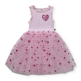 Petite Hailey Aria Heart Tutu Dress ~ Pink