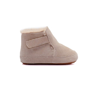 Old Soles Apres Bub Fur Lined Bootie ~ Sand Suede