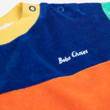 Bobo Choses Baby Color Block Terry Sweatshirt & Joggers Set ~ Blue Multi