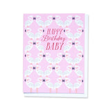 Banquet Workshop Baby Card ~ Flamingo