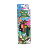 eeBoo Dinosaur Jumbo Double-Sided Colored Pencils