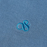 Scotch & Soda Boys Garment-Dyed Pique Polo ~ Captain Blue