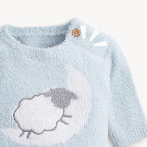 Magnetic Me Chenille Sheep 2pc Set ~ Blue