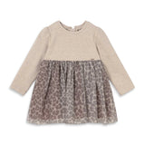 Mayoral Baby Girl Leopard Print Tulle Dress ~ Seed