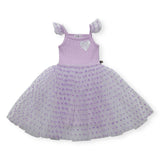 Petite Hailey Heart Tutu Dress ~ Lilac