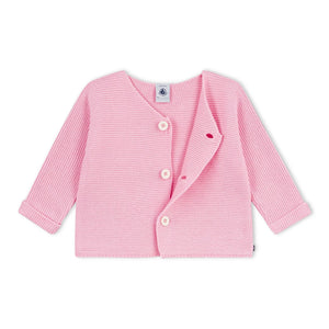 Petit Bateau Knit Cardigan ~ Pink