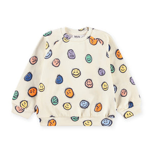 Molo Baby Disc Sweatshirt & Simeon Sweatpants Set ~ Multi Moods