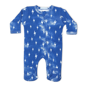 Baby Steps Zip Footie ~ Bolt