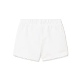 Mayoral Baby Girl Shorts w/ Trim ~ White