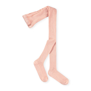 Molo Ribbed Tights ~ Rose Cloud