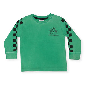 Mish Race Legend l/s Enzyme Tee ~ Bright Green